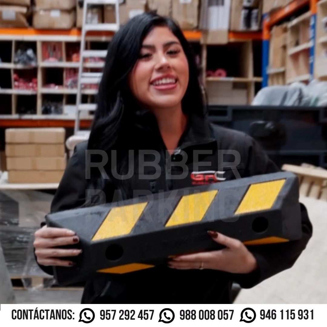 Tope de llanta de caucho