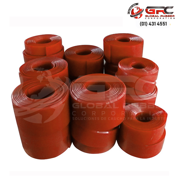 Nuestras Guarderas de caucho son utilizadas para evitar el desgaste mecanico  de la faja debido a la fricción. Son fabricados en caucho de alta resistencia con lona o sin lona.