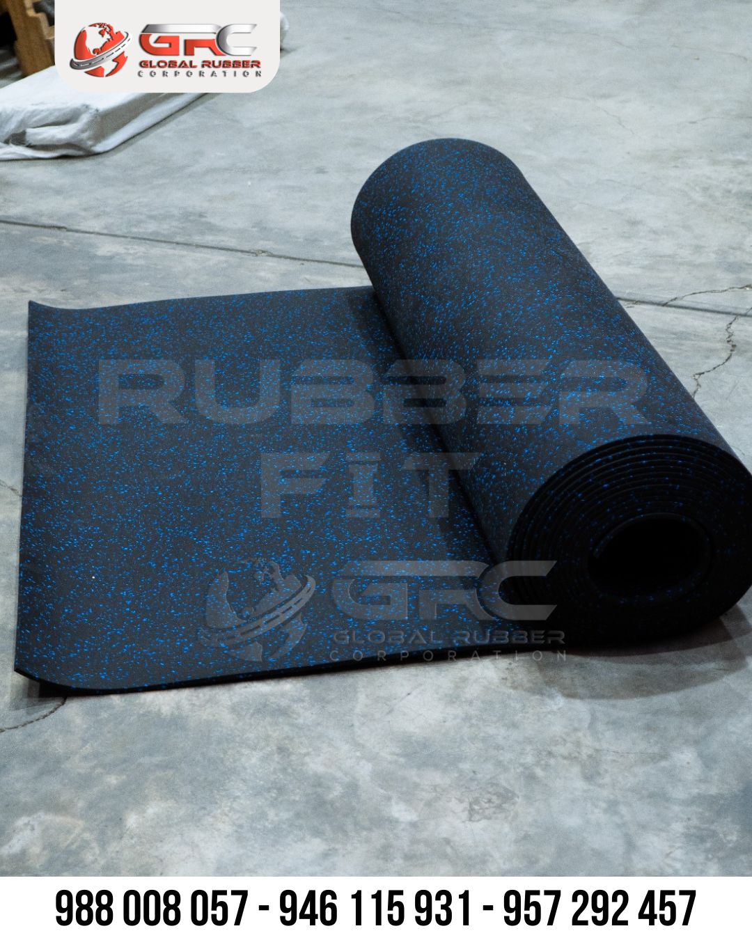 piso en rollo para gym